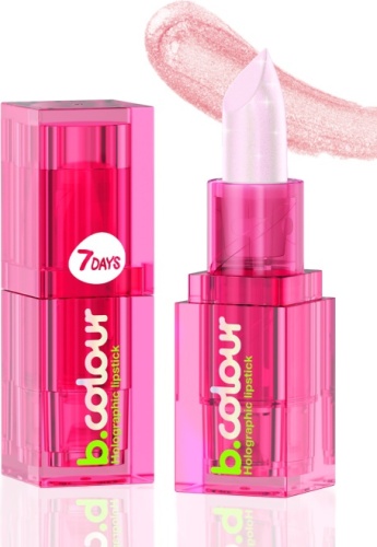 7DAYS B.colour Holographic помада 01 Barbie