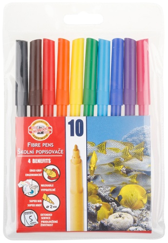 Фломастер KOH-I-NOOR 10 шт