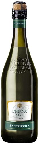 Lambrusco Sant'Orsola Lambrusco Bianco полусладкое 8% 0.75 л