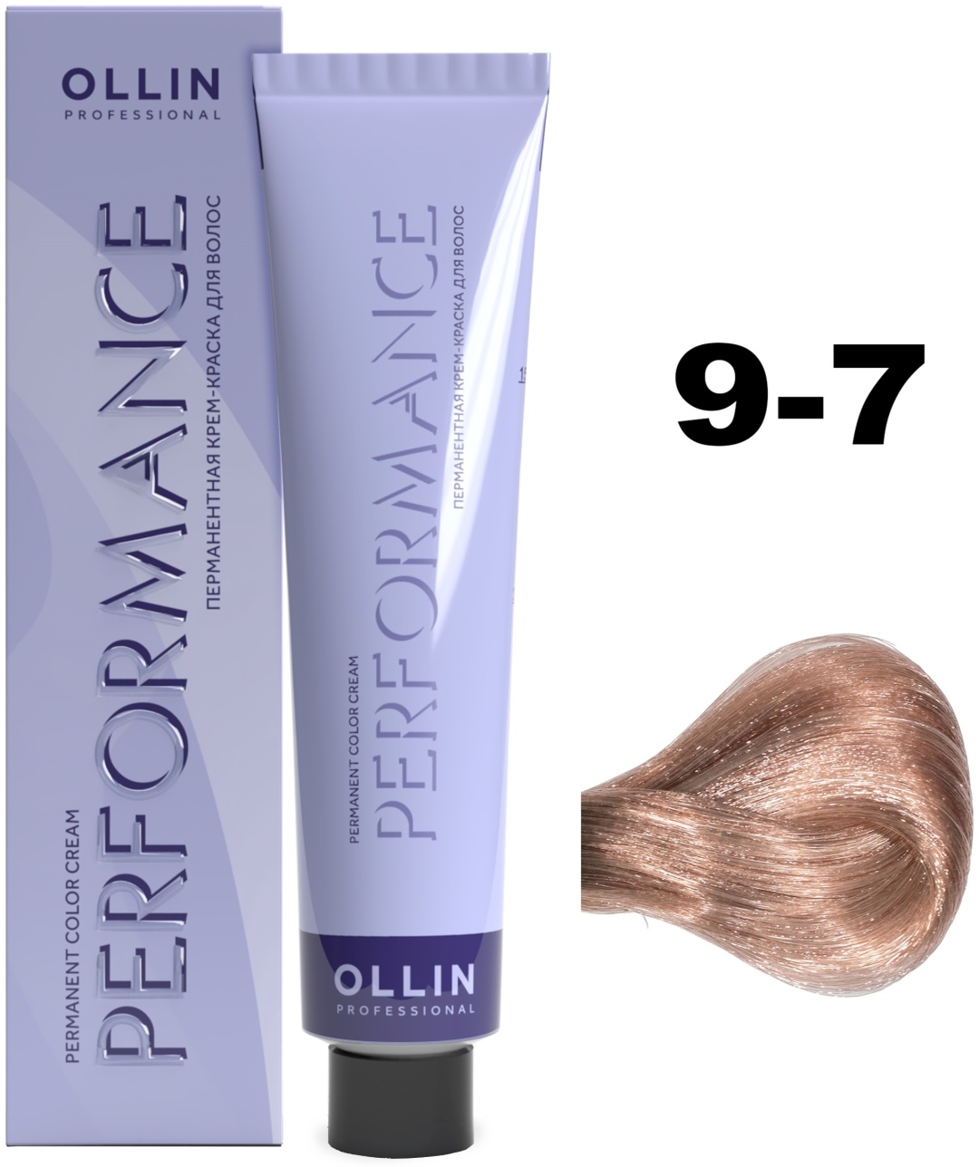 Ollin Professional Performance 9/7 блондин коричневый крем-краска 60 мл