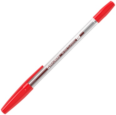 Ручка шариковая Brauberg 143446 1 шт, 0.35 мм, цвет чернил красный