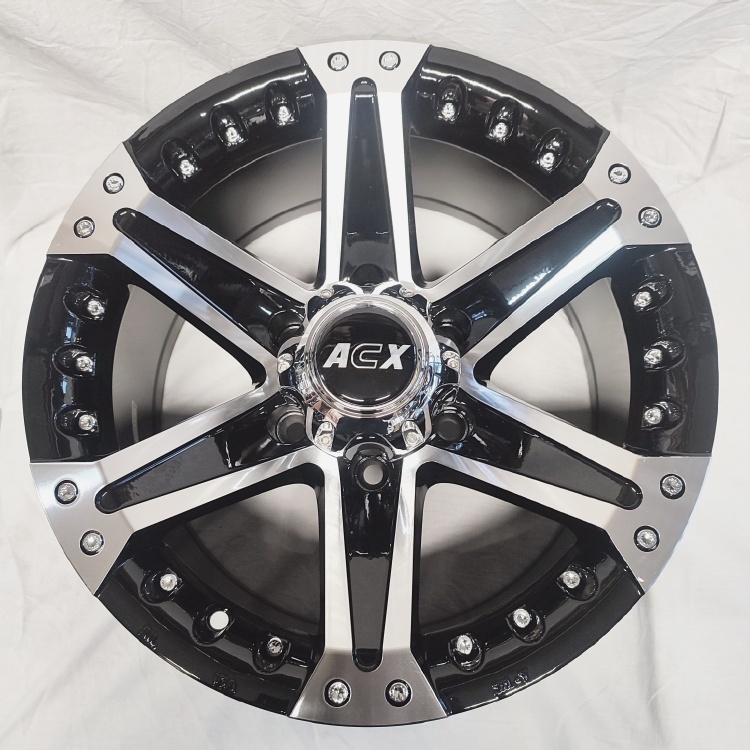 Auher 4697 8x16/6x139.7 D110.1 ET20 черный, серебристый