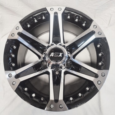 Auher 4697 8x16/6x139.7 D110.1 ET20 4 диска черный, серебристый