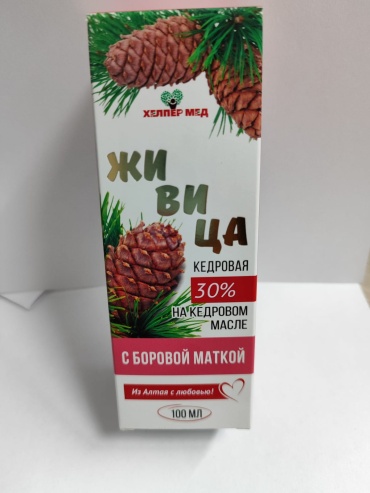 Хелпер Мед Живица кедровая на кедровом масле с боровой маткой масло 100