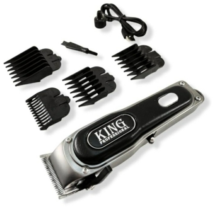 King Professional машинка для стрижки KP-2002 черный