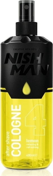 NISHMAN After Shave Cologne 4 Lemon одеколон после бритья 400 мл