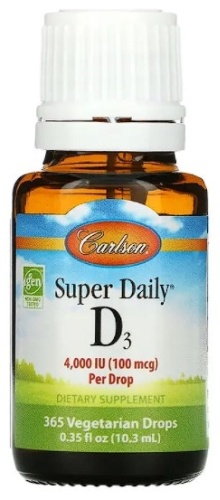 Carlson Labs Kid's Super Daily D3 сироп 10.3 мл