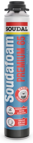 Soudal пена Soudafoam Premium 65, 820 мл 1 шт
