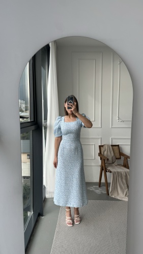 Повседневное платье AD Fashion голубой
