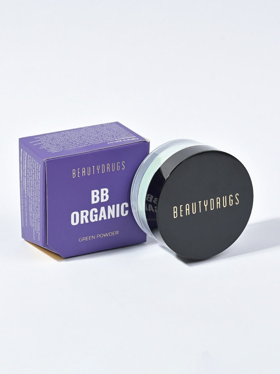 Пудра BEAUTYDRUGS BB Organic рассыпчатая нет прозрачный