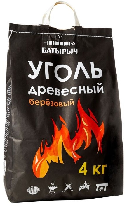 Батырыч уголь древесный березовый