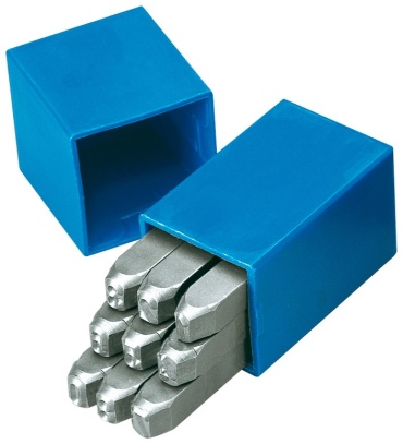 Gedore цифровые шрифты 6 мм, 9 шт