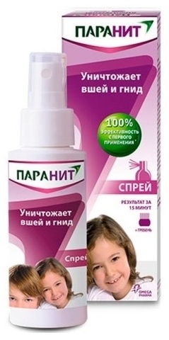 Паранит спрей 1 мг/мл 100 мл