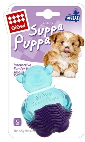 GiGwi Suppa Puppa Мишка 75424 голубой