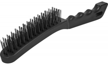 Металлическая щетка VertexTools 1212-03, 270 мм латунированная сталь