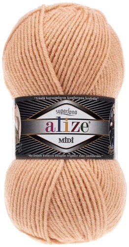 Моток Alize Alize Superlana Midi крем карамель 170 м 100 г
