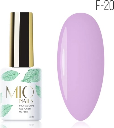 Mio Nails гель-лак Gel Polish F-20 глянцевое 8 мл