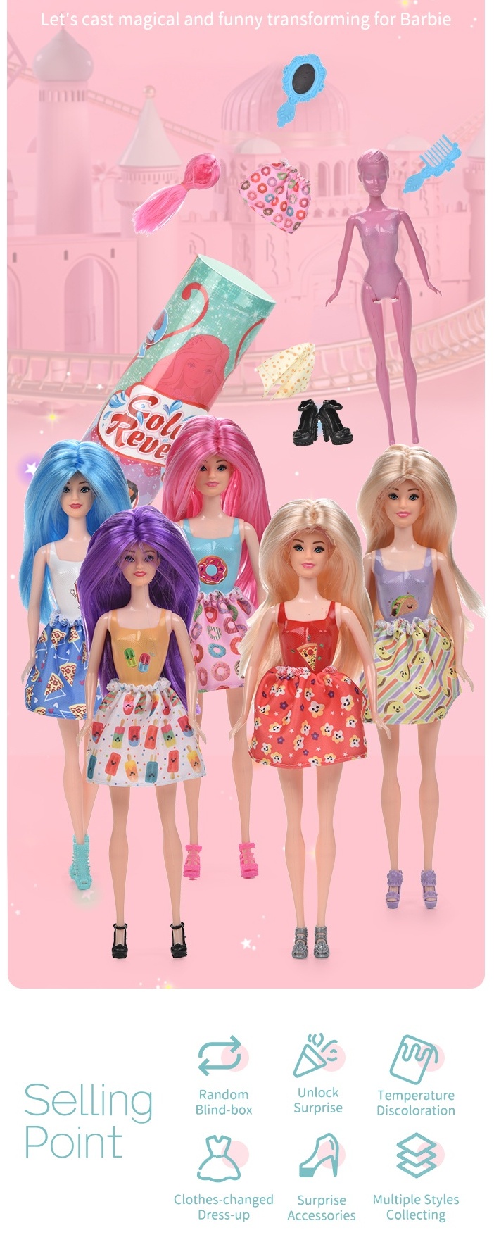 Barbie Color Reveal 2 GTP41 Kaspi.kz