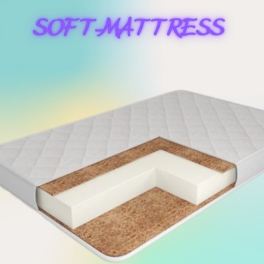 Матрас Soft-mattress Полиуретан кокос 10, 90x215x10 см