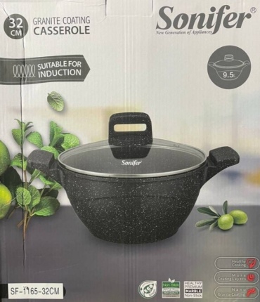 Казан Sonifer 9.5 л, гранит