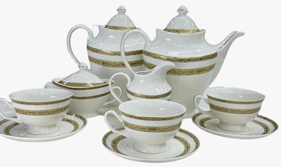 Сервиз на 12 персон Porcelain Fine De Boheme , предметов: 103, чайно-столовый, костяной фарфор