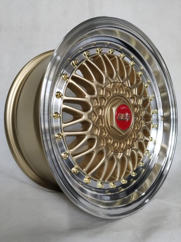 BBS 9519 7.5x16/8x100/114.3 D73.1 ET25 4 диска золотистый