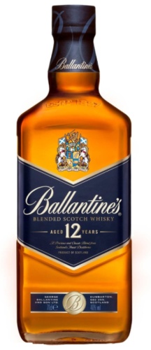 Виски Ballantines 12 YO купажированный солод 40% 0.7 л