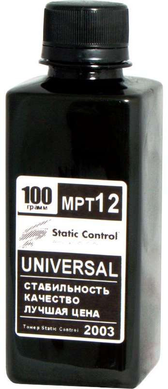 Тонер Static Control MPT12.100g (0042003) черный