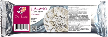 Глина полимерная белая 250г Луч 32C 2133-08