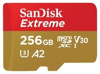 Карта памяти SanDisk Extreme SDSQXA1-256G-GN6GN 256GB