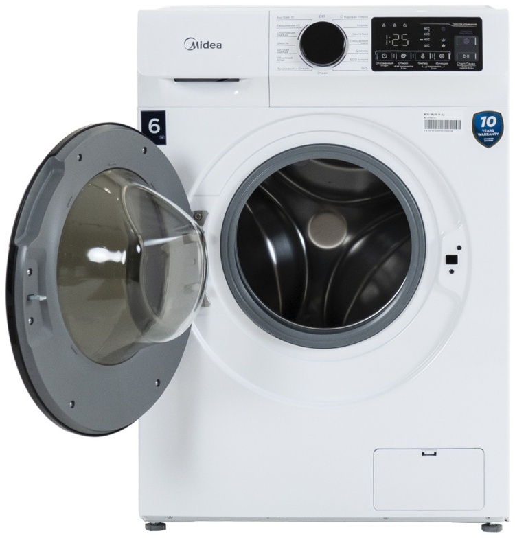 Купить Стиральная машина Midea MFN11W60B/W-KZ Slim Nebula series белый ...