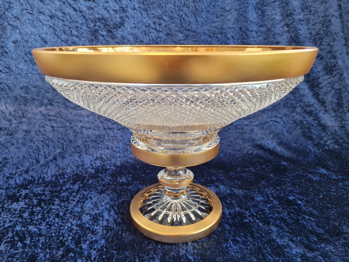 Фруктовница SONNE Crystal 1 шт, хрусталь, 35х35 см