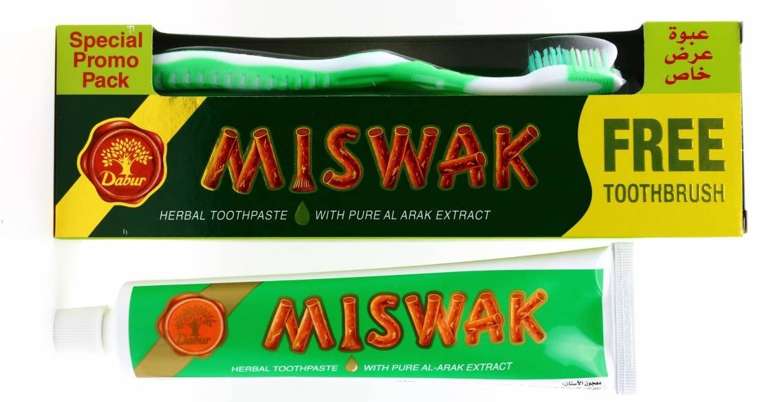 Dabur зубная паста Miswak Herbal + зуб.щетка 190 г