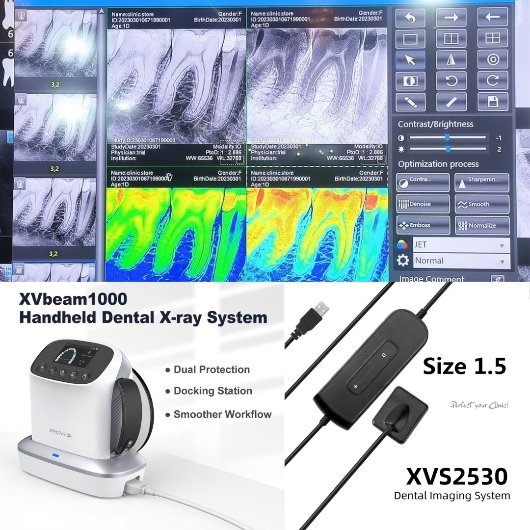 Комплект - рентген аппарат XVbeam2000 + визиограф XVS2530 (Большой размер)