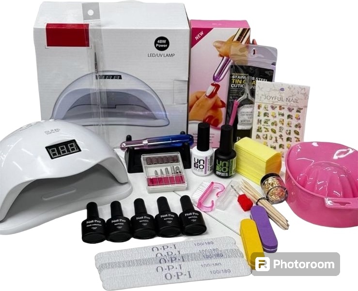 NAIL PRO набор для покрытия гель-лаком 15 шт