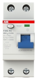 Дифференциальный автомат ABB AC 40 30 мА класс AC