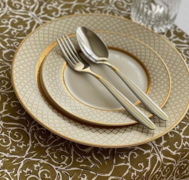 Скатерть Maryam decor & textile 170x130 см, хлопок, дак, 1 шт