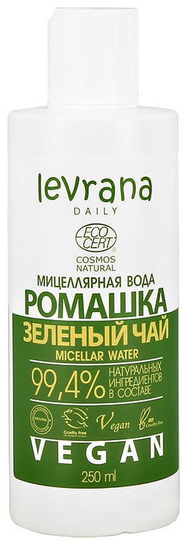 Levrana Ромашка и зеленый чай мицеллярная вода 250 мл