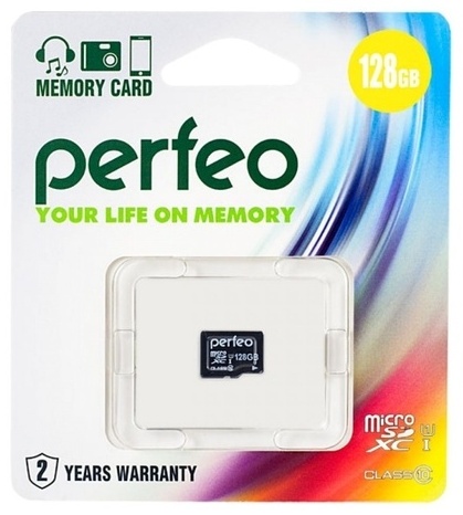 Карта памяти Perfeo PF128GMCSX10U1 128 Гб