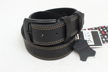 Ремень BAKS ACCESSORIES натуральная кожа 120 см черный