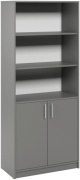 Стеллаж Мебель Азии Болашак ЛДСП, 80 смx40 смx190 см, серый
