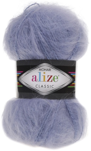 Моток Alize Alize Mohair Classik голубой 200 м 100 г