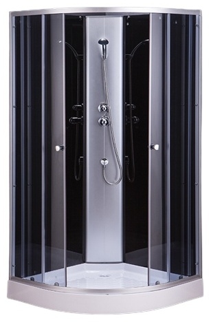 Душевая кабина AQP-KB100NZ, 215х100 см, низкий поддон