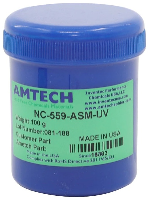 Купить Флюс для пайки AMTECH NC-559-ASM, 100 гр в Алматы – Магазин на ...
