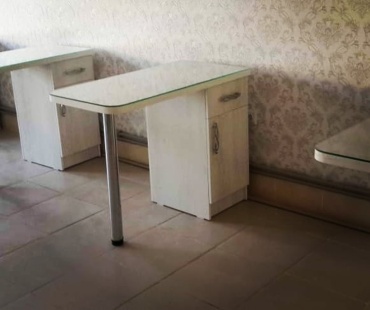 Стол белый 100х750 см