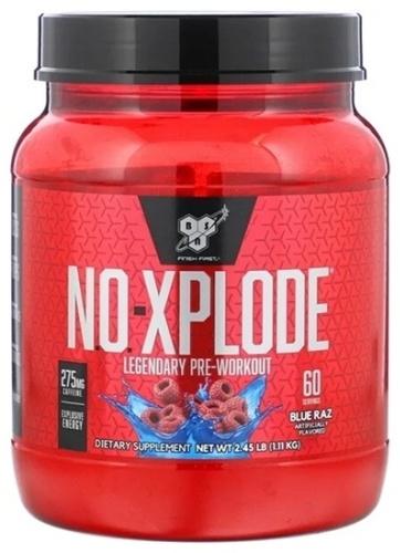 BSN No-Xplode 2.45lb Голубая малина 1110 г