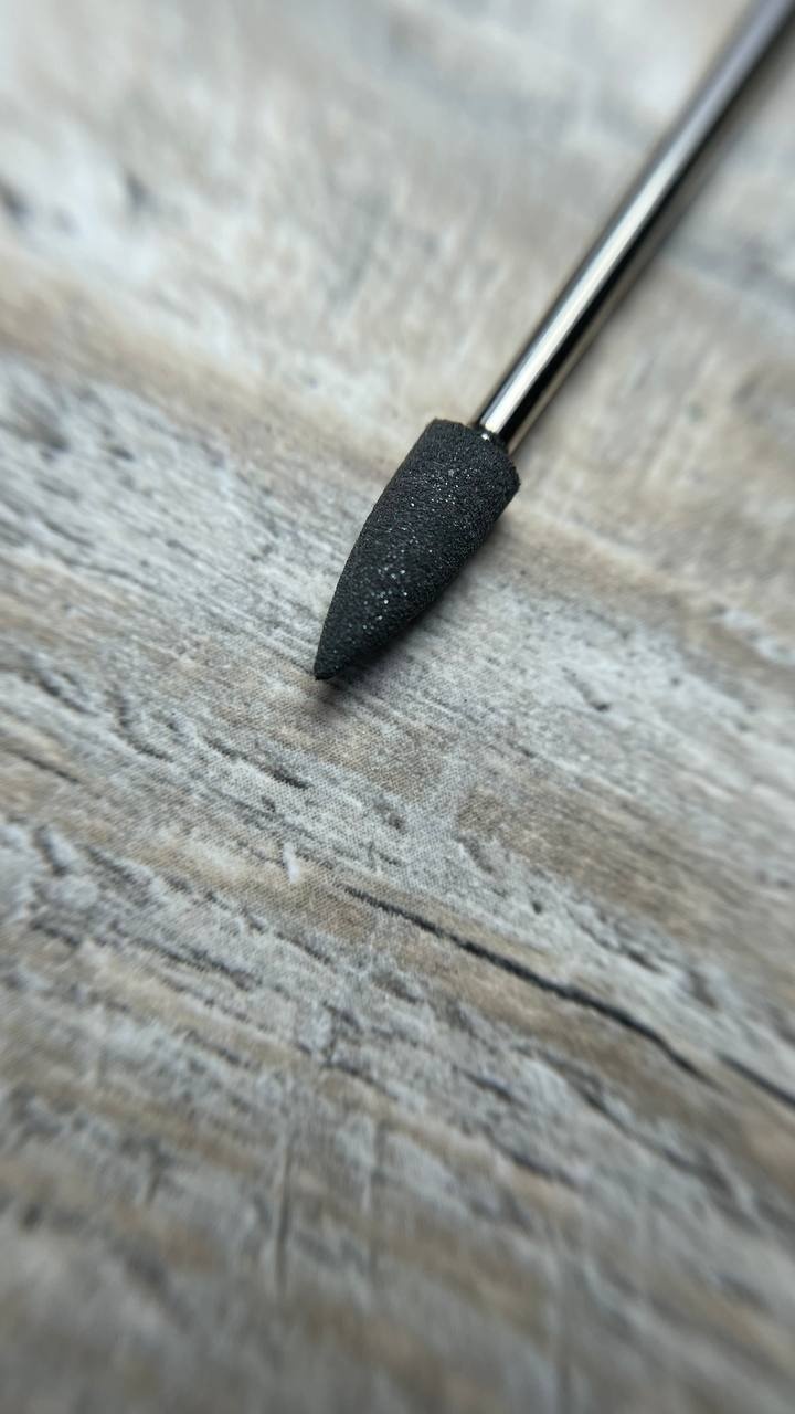 Насадка LOVE NAILS Силиконовый полировщик для маникюра 13 фреза конус насечка белая 1 шт