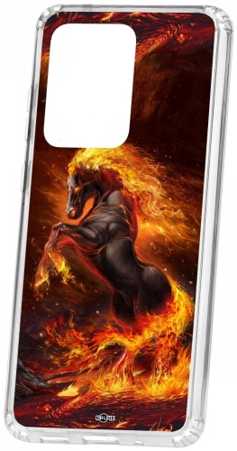 Чехол КRUЧЕ для Samsung Galaxy S20 Ultra прозрачный, рисунок