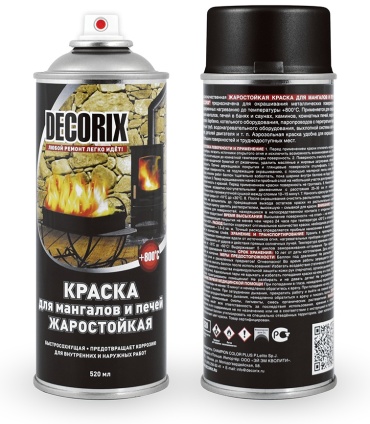 DECORIX краска 0145-9011 DX тон черный, 520 мл