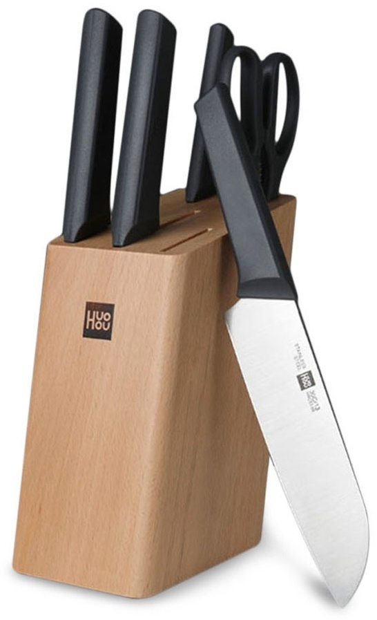 Универсальный Huo Hou Huo Hou Fire Kitchen Steel Knife Set \, лезвие: нержавеющая сталь 4 шт